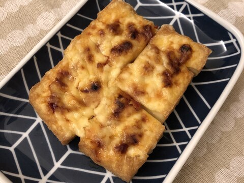 【トースター】厚揚げのケチャチーズ
